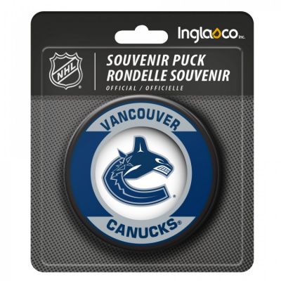 6. Souvenir Inglasco NHL Retro Hockey Puck 510AN000555
