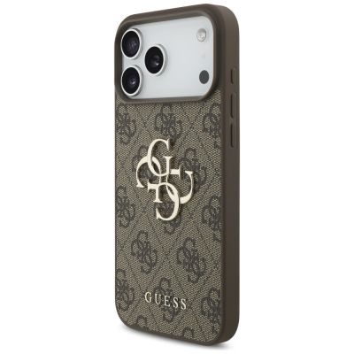 2. Guess 4G Big Logo Case for iPhone 17 Pro Max - Brown