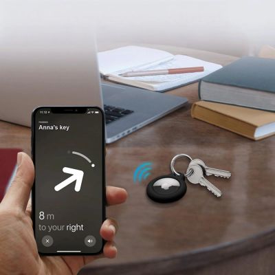 7. Tech-Protect Rough 4-pack case for Apple AirTag 1 / 2 - black