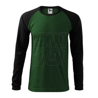 5. T-shirt Malfini Street LS M MLI-13006 bottle green