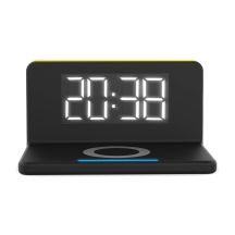 Terratec ChargeAir Digital Alarm Clock Black, Yellow