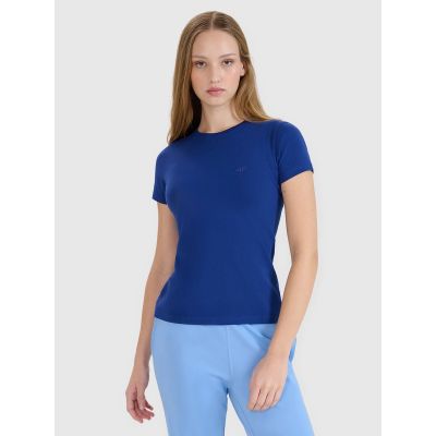 Slim plain women's T-shirt 4F 4FWMM00TTSHF2673-31S