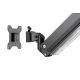 6. Single desk arm with clamp 1xLCD with gas spring max. 35" and 15kg