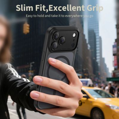 4. Tech-Protect Magpeak Magsafe CC Case for iPhone 17 Pro Max - Matte Black