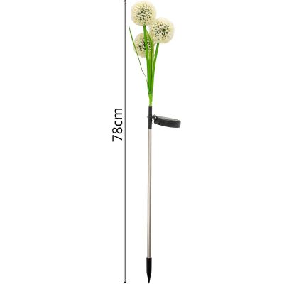 9. SOLAR LAMP DANDELION 48 LED 78CM