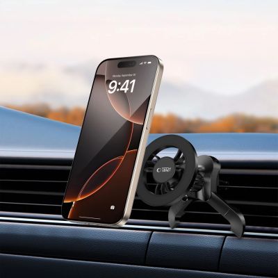 8. Tech-Protect N56 Magnetic MagSafe Car Air Vent Mount Holder - Black