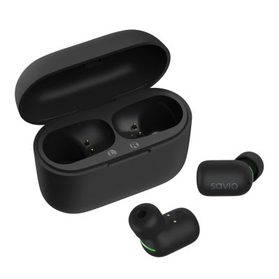 3. SAVIO WIRELESS BLUETOOTH 5.1 IPX5 HEADPHONES TWS-09