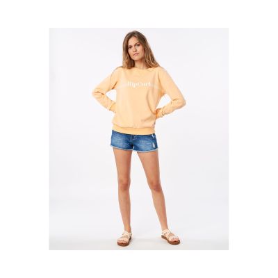 2. RIP CURL Re-Entry Crew Sweatshirt - Light Orange