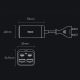 21. Baseus GaN3 Pro fast charger GaN 2 x USB Type C / 2 x USB 65W PD, QC4.0+, AFC, PPS + cable USB Type C - USB Type C 1m black (CCGP040101)