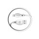 11. Dudao cable USB / Lightning 2.1A cable 2m white (L4L 2m white)