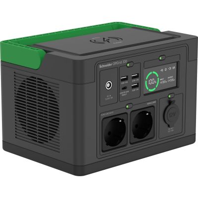 16. Portable Power Station APC OffGrid 730, 738 Wh lithium-ion, LCD, 2 CEE 7/3 Schuko sockets, Sinewave, 3 USB-A, 2 USB-C, wireless charger