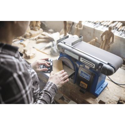 9. Scheppach BTS800 370 W Belt and Disc Sander