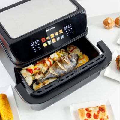8. Taurus 973004000 Air Fryer with Long Basket and Grill