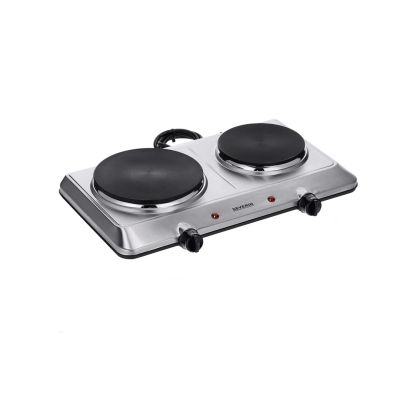 4. SEVERIN DK 1014 cooktop Stainless steel Countertop 45.5 cm Sealed hob 2 zone(s)