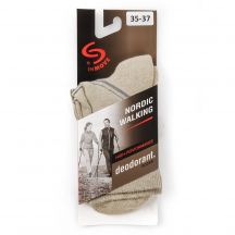 NORDIC WALKING DEODORANT socks, beige