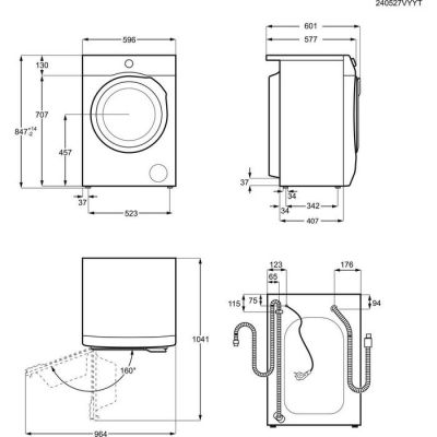 7. Electrolux EW2F528WP washing machine 8 kg 1200 rpm | SensiCare | TimeCare 500 | anti-allergy program