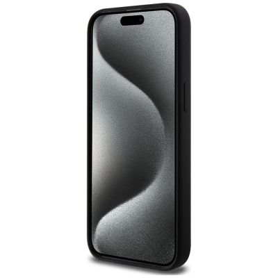 5. Karl Lagerfeld Silicone Karl&Choupette Ring MagSafe case for iPhone 15 Pro Max - black