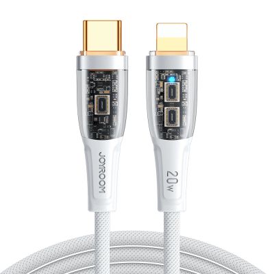 2. Joyroom Star-Cloud Series A3 USB-C / Lightning Cable 20W 1.2m with Smart Switch - White