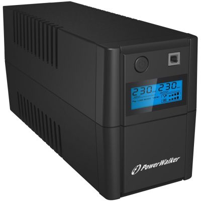 3. UPS PowerWalker VI 850 SHL Schuko line-interactive 0.85kVA 480W 2x mains socket