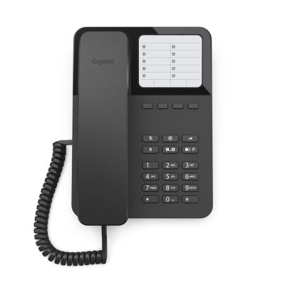 Gigaset DESK 400 Analog Telephone Black