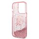 7. Karl Lagerfeld Glitter Karl's Head case for iPhone 14 Pro Max - pink