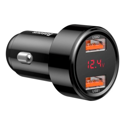 5. Baseus Magic Series Dual QC - Quick Charge 3.0 2x USB 45W 6A car charger black (CCMLC20A-01)