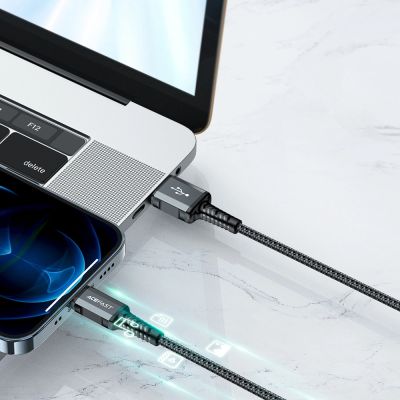 13. Acefast cable MFI USB - Lightning 1.2m, 2.4A black (C1-02 black)