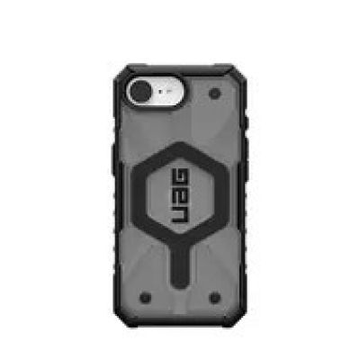 5. UAG Pathfinder Clear Magsafe Protective Case for iPhone 16e, MagSafe Compatible (ash)