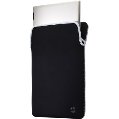 5. HP Reversible Protective Silver Laptop Sleeve for 15.6" Notebook, Black and Silver 2F2K5AA