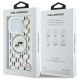 8. Karl Lagerfeld IML Monogram Karl & Choupette Head MagSafe iPhone 16 Pro Case - Clear