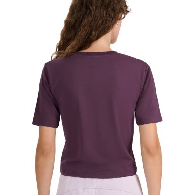 3. Women's T-shirt 4F F2971 dark purple 4FWAW25TTSHF2971 50S