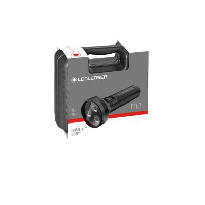 9. Ledlenser P18R Black LED Handheld Flashlight