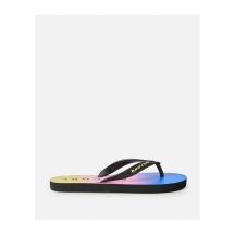 RIP CURL Lazed Fade Bloom Open Toe Beach Flip-Flops - Bo Turquoise