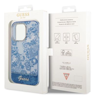 8. Guess GUHCP14XHGPLHB iPhone 14 Pro Max 6.7" blue/blue hardcase Porcelain Collection