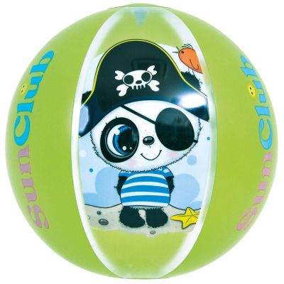 7. INFLATABLE BEACH BALL PANDA 40CM 53014 GREEN