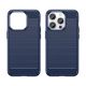 8. Carbon Case iPhone 14 Pro flexible gel back cover blue