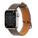 Strap Leather for Apple Watch 38 / 40 / 41 mm band bracelet - dark brown