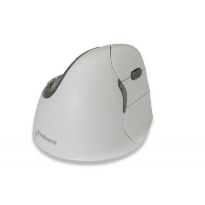 BakkerElkhuizen Evoluent4 Right-Handed Mouse, 6 Buttons, Bluetooth, White