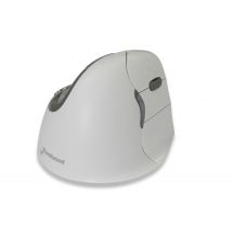 BakkerElkhuizen Evoluent4 Right-Handed Mouse, 6 Buttons, Bluetooth, White