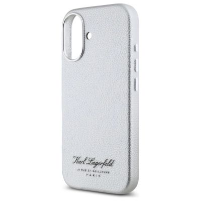 6. Karl Lagerfeld hotel RSG iPhone 16 case - gray