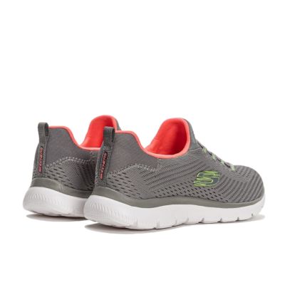 3. Skechers SUMMITS FAST ATTRACTION Shoes Gray (149036GYHP)