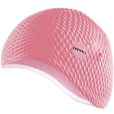 Crowell Java bubble swim cap, pink, col.6