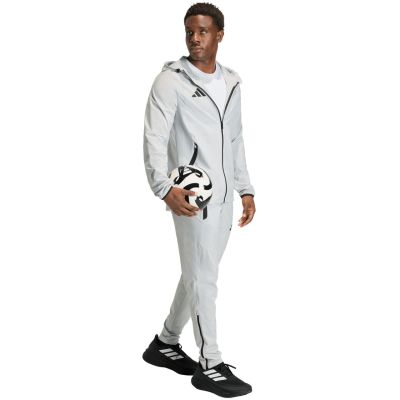 6. Men's adidas Tiro 26 Travel Windbreaker Jacket Light Gray KD3336