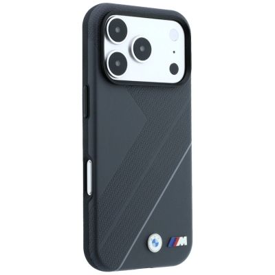 4. BMW M Tire Track with Silver Line MagSafe Case for iPhone 18 Pro Max / 17 Pro Max – graphite