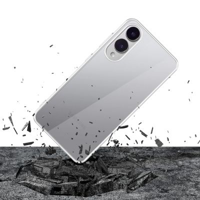 3. 3mk Clear Case for Samsung Galaxy S25 Edge - transparent