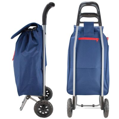 3. Navy Blue SEMI LINE Shopping Trolley