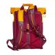 16. Rivacase 5321 15.6" 25L Laptop Backpack Burgundy-Yellow