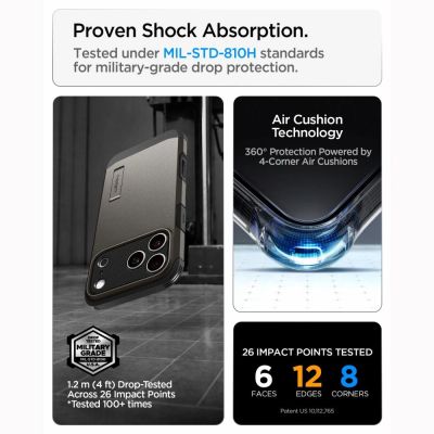 13. Spigen Tough Armor Case for iPhone 18 Pro Max / 17 Pro Max - Black