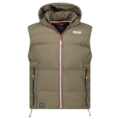 2. Men’s vest Geographical Norway VITO KAKI DB MEN 001 (WZ6239H/GN-KAKI)