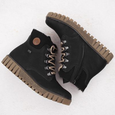 3. Waterproof black women's hiking ankle boots Rieker Y3433-00